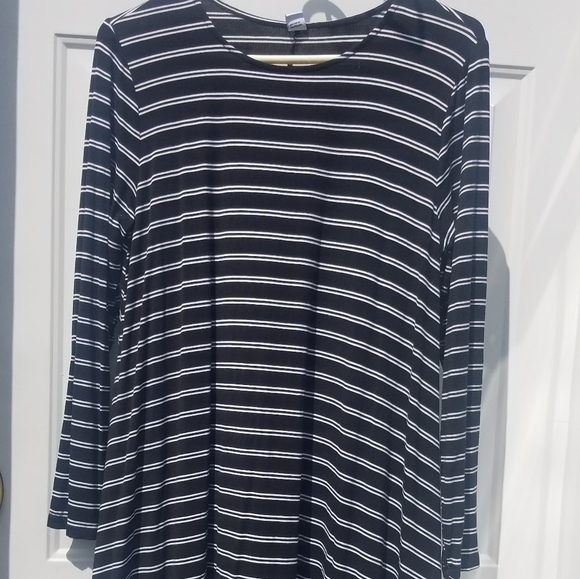 Old Navy Striped Longsleeve Dress - Picture 2 of 6